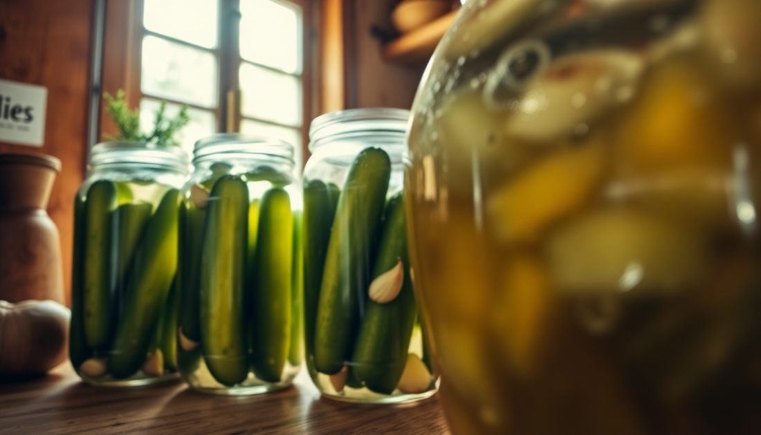 Fermentation in der Küche: Wie Essiggurken das Mikrobiom und die Immunität unterstützen