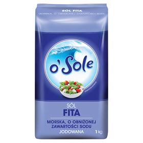 O'SOLE MEERSALZ REDUZIERTES NATRIUMIODIERTES 1 KG
