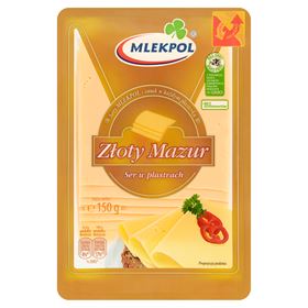 MLEKPOL GOLDEN MAZUR KÄSE IN SCHEIBEN 150 G
