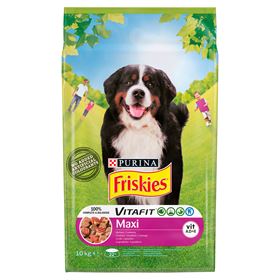 FRISKIES VITAFIT MAXI HUNDEFUTTER MIT RIND 10 KG