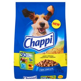 CHAPPI MIT GEFLÜGEL ALLEINFUTTER 2,7 KG 3 STÜCK
