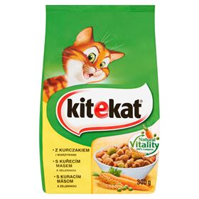 KITEKAT MIT HUHN UND GEMÜSE ALLEINFUTTERMITTEL 300 G 14 STÜCK