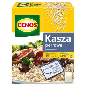 CENOS PERLGERSE 400 G (4 BEUTEL) 12 STÜCK
