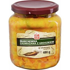 FINE LIFE GEBRATENE KAROTTEN MIT ERBSEN 480 G 6 STÜCK