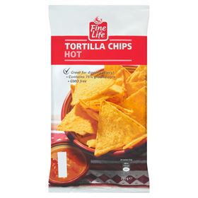 FINE LIFE TORTILLA CHIPS HEISSE DREIECKIGE MAIS-CHIPS 200 G