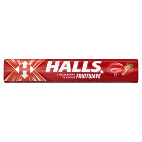 HALLS FRUITWAVE ERDBEERSÜSSIGKEITEN 45 G 120 STÜCK