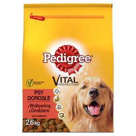 PEDIGREE VITAL PROTECTION ERWACHSENE MIT RIND & GEFLÜGEL ALLEINFUTTER 2,6 KG 3 STÜCK