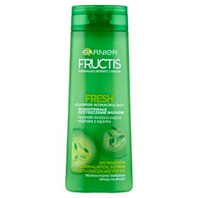 GARNIER FRUCTIS FRESH STÄRKENDES SHAMPOO FÜR NORMALE, SCHNELL FETTENDE HAARE 400 ML