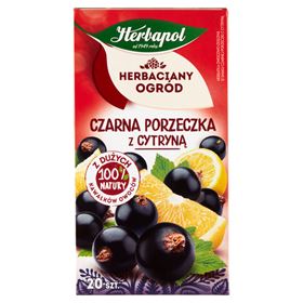 HERBAPOL TEE GARDEN SCHWARZE JOHANNISBEERE MIT ZITRONENFRÜCHTEN UND KRÄUTERTEE 54 G (20 BEUTEL)
