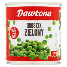 DAWTONA GRÜNE ERBSEN 200 G 12 STK