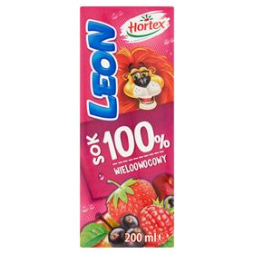 HORTEX LEON 100 % MULTIFRUIT-SAFT 200 ML 27 STK