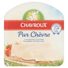CHAVROUX PUR CHEVRE RIPPED ZIEGENMILCHKÄSE IN SCHEIBEN 120 G