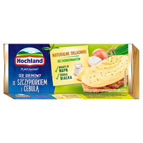 HOCHLAND FRISCHKÄSE MIT SCHNITTLAUCH UND ZWIEBEL 90 G