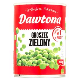 DAWTONA GRÜNE ERBSEN 400 G 12 STK