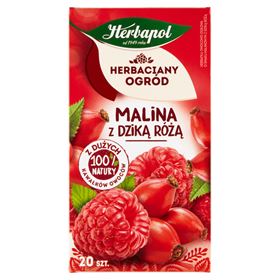 HERBAPOL TEE GARTENFRÜCHTE UND KRÄUTERTEE HIMBEERE MIT WILDER ROSE 54 G (20 X 2,7 G)