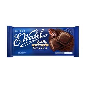 E.WEDEL CLASSIC BITTERSCHOKOLADE 64% 90 G 22 STÜCK