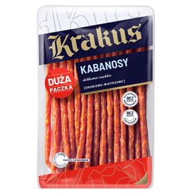 KRAKUS GEFLĂGEL UND SCHWEIN KABANOS 250 G KARTE