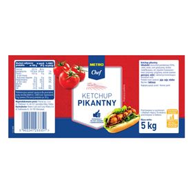 METRO CHEF KETCHUP WÜRZIG 5 KG