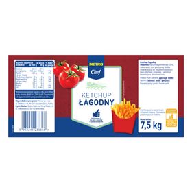 METRO CHEF MILD KETCHUP 7,5 KG