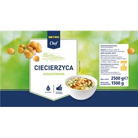 METRO CHEF KICHERERBSEN 2,5 KG