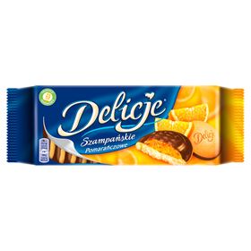 CHAMPAGNER-KÖSTLICHE SPAKES MIT ORANGENGELEE, ÜBERZOGEN IN SCHOKOLADE 147 G 24 STÜCK