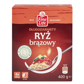 FINE LIFE LANGKORN-BRAUNREIS 400 G 6 STÜCK