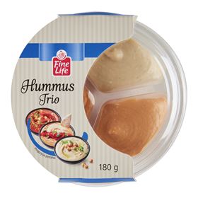 FINE LIFE HUMMUS TRIO 180G