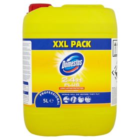 DOMESTOS 24H PLUS CITRUS FRESH PROFESSIONAL XXL REINIGUNGS- UND DESINFEKTIONSFLÜSSIGKEIT 5 L