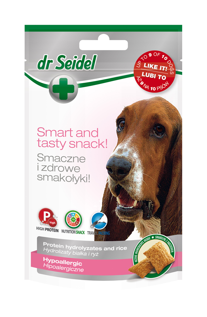 Hypoallergene Leckerlis für Hunde 90g - DR SEIDEL