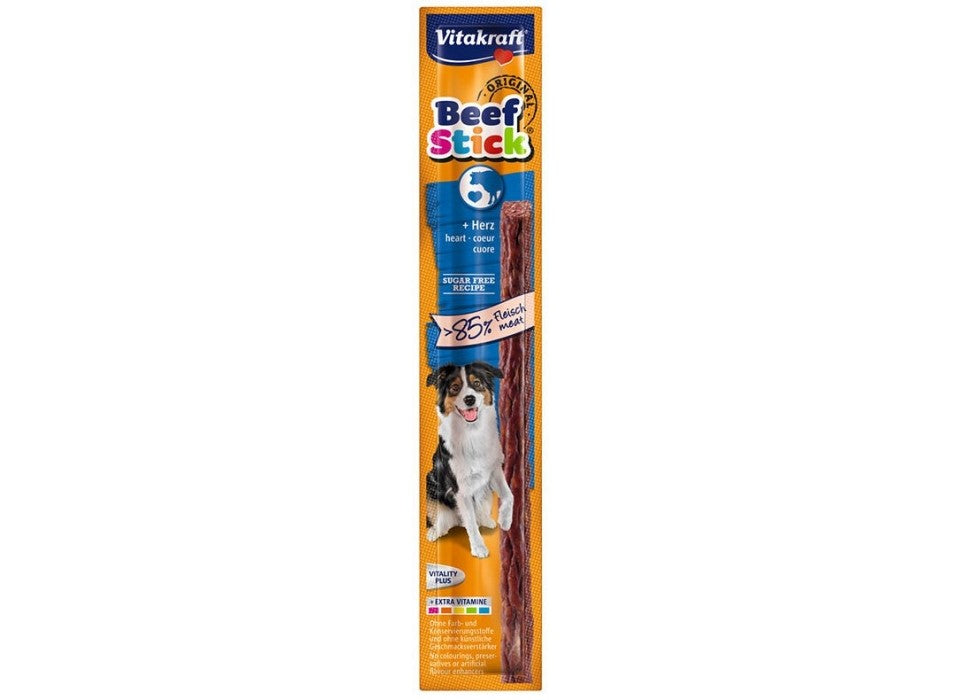 BEEF STICK Herzleckerli für Hund 1 Stk - VITAKRAFT