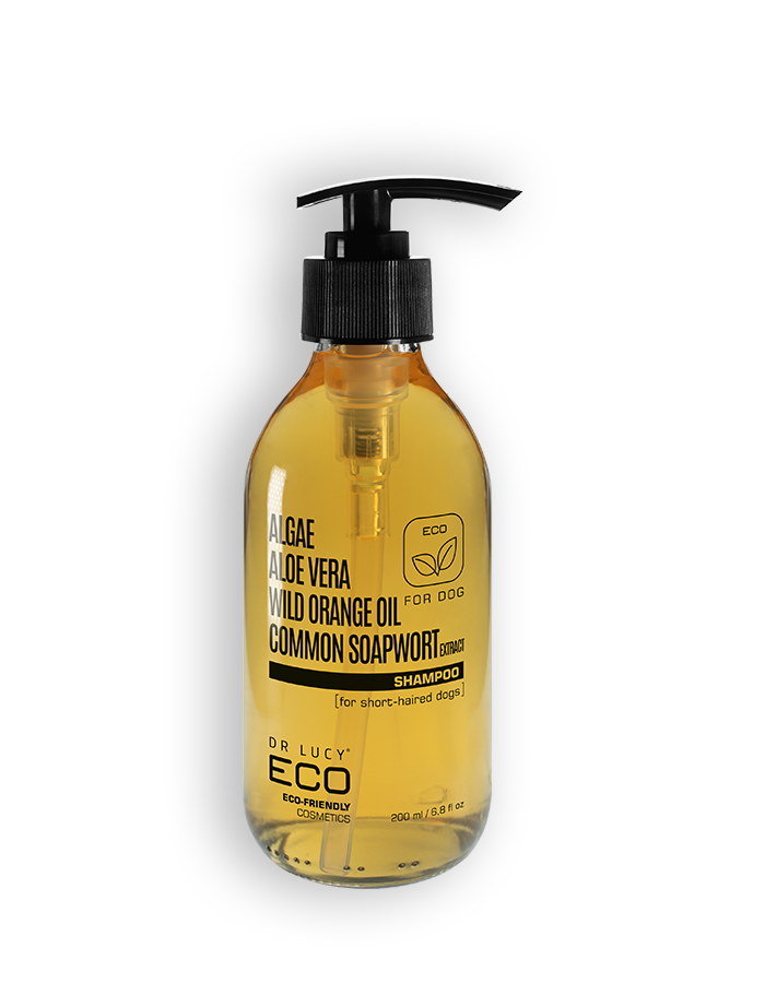ECO Shampoo für Hunde mit kurzem Haar 200ml - DR LUCY