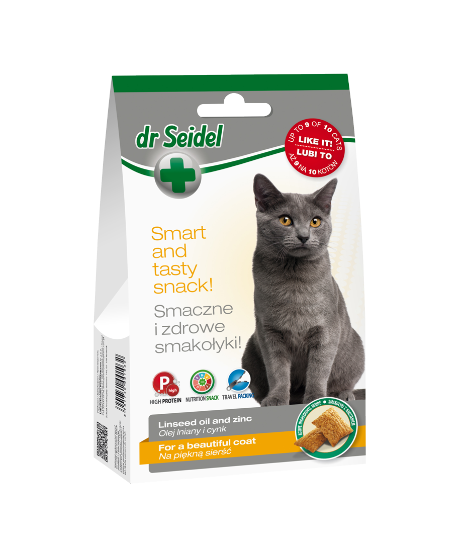 LECKEREIEN für schönes Fell für Katzen 50g - DR SEIDEL