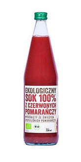 Röd apelsinsaft 100% EKOLOGISK 750 ml EKOWITAL