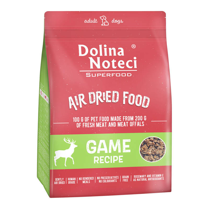 SUPERFOOD Wildgericht Hundetrockenfutter 1kg - DOLINA NOTECI