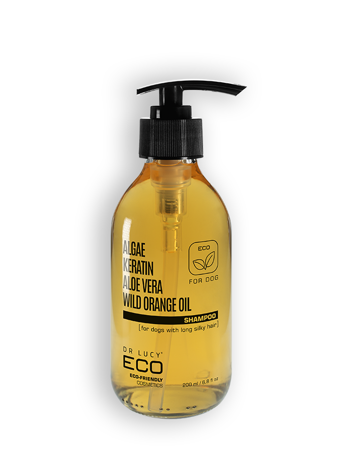 ECO Shampoo für Hunde mit langem und fließendem Haar 200 ml - DR LUCY