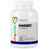 Magnesium Magnesiumcitraat 450mg + Vitamine B6 250 Tabletten MYVITA