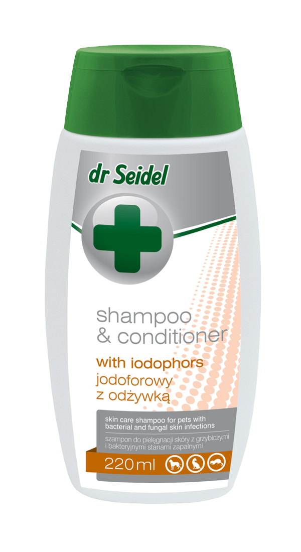 Jodophor-Pflegeshampoo mit Conditioner 220ml - DR SEIDEL