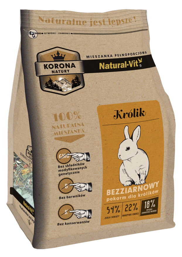 Mischung - Kaninchen 750g - KRONE DER NATUR