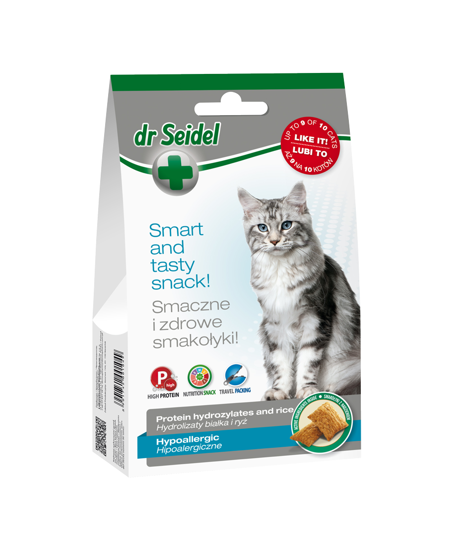 Hypoallergene Snacks für Katzen 50g - DR SEIDEL
