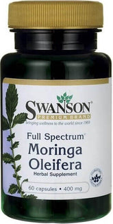 TĂ€ysspektrinen Moringa oleifera 400 mg 60 kapselia SWANSON
