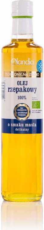 Řepkový olej, máslová příchuť BIO 500 ml OLANDIA