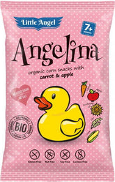 Maischips Mini Angelina Carota e Mela da 7 mesi senza glutine BIO 30 g LITTLE ANGEL