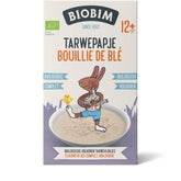 12 mc Cháo lúa mì nguyên cám với vitamin B1 hữu cơ 200 g - BIOBIM