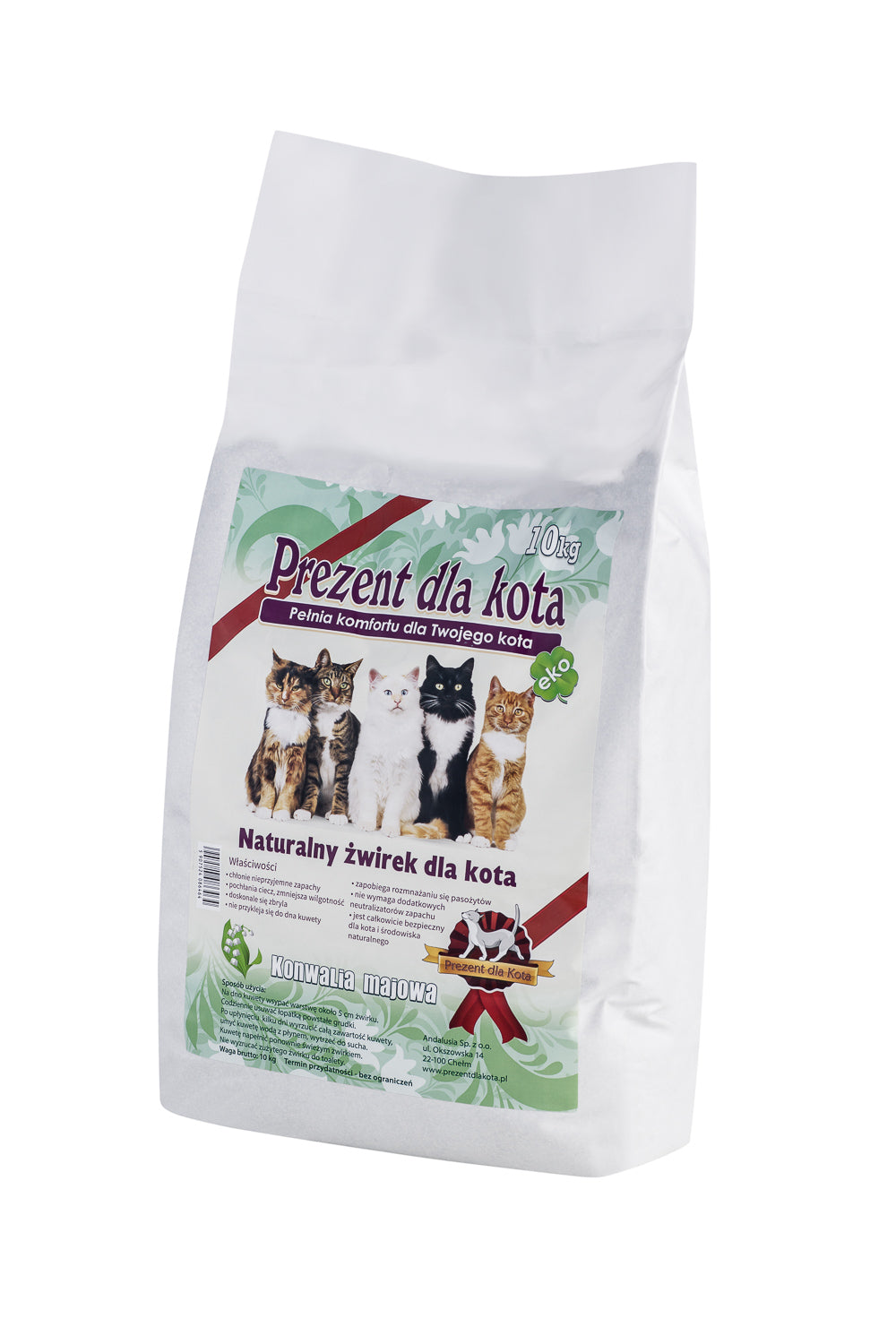 Lily of May Zeolithstreu 10kg - GESCHENK FÜR KATZE