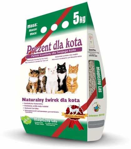 Zeolithstreu Magic Forest 5kg - RÜCKNAHME - GESCHENK FÜR KATZE