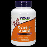 Celadrin 500 MG e MSM 100 MG 120 Cápsulas NOW FOODS