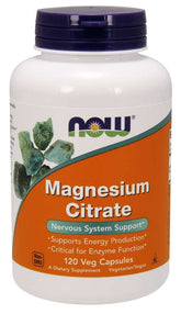 Magnesiumcitraat Magnesium 120 Capsules NOW FOODS