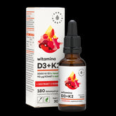 Vitamina D3 2000 UI e K2MK7 e Estratto di Curcuma Novasol 30 ml AURA HERBALS