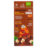 Chocolate sin gluten con avellanas BIO 50g SUPER FUDGIO