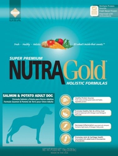 Lachs & Kartoffel Erwachsener Hund 15 kg - NUTRA GOLD HOLISTIC